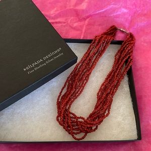 Silpada multi-strand beaded necklace